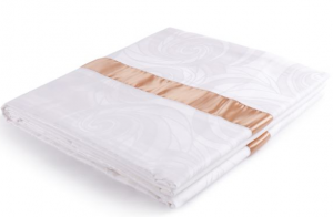 提花被套、單排豎向布帶